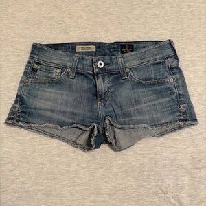 Zara Dark Blue Denim Shorts